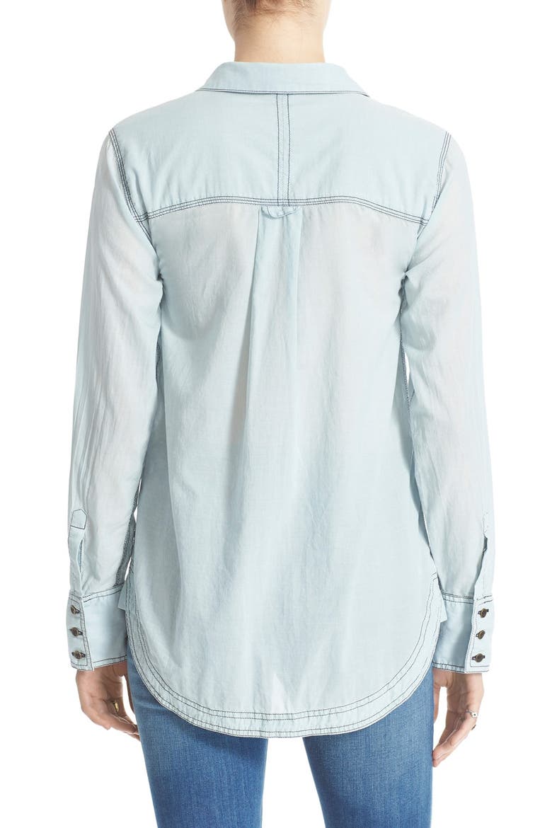 'Last Chance' Shirt, Alternate, color, WASHED BLUE