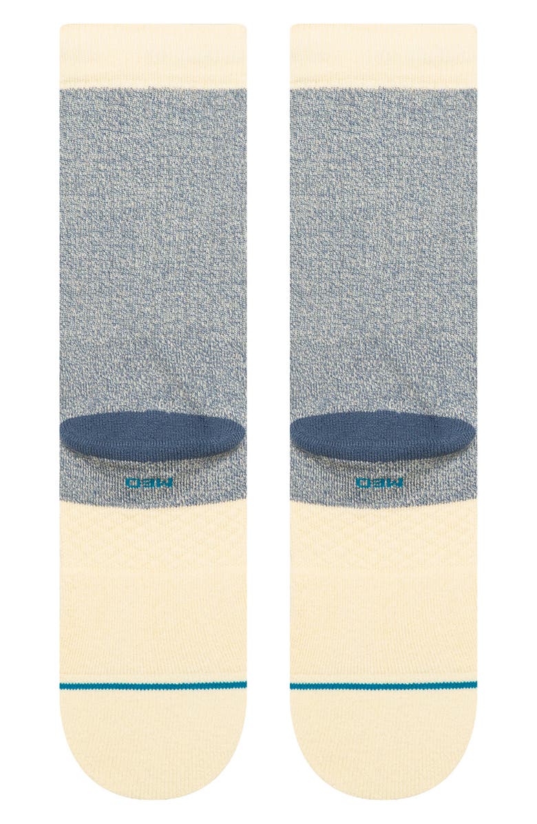 Stance Horizon Crew Socks, Alternate, color, Indigo