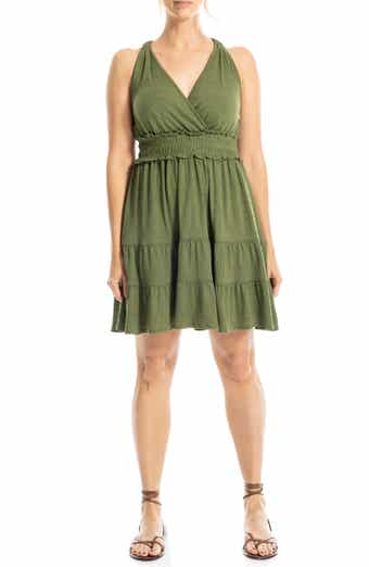 Empire Waist Tiered Minidress
