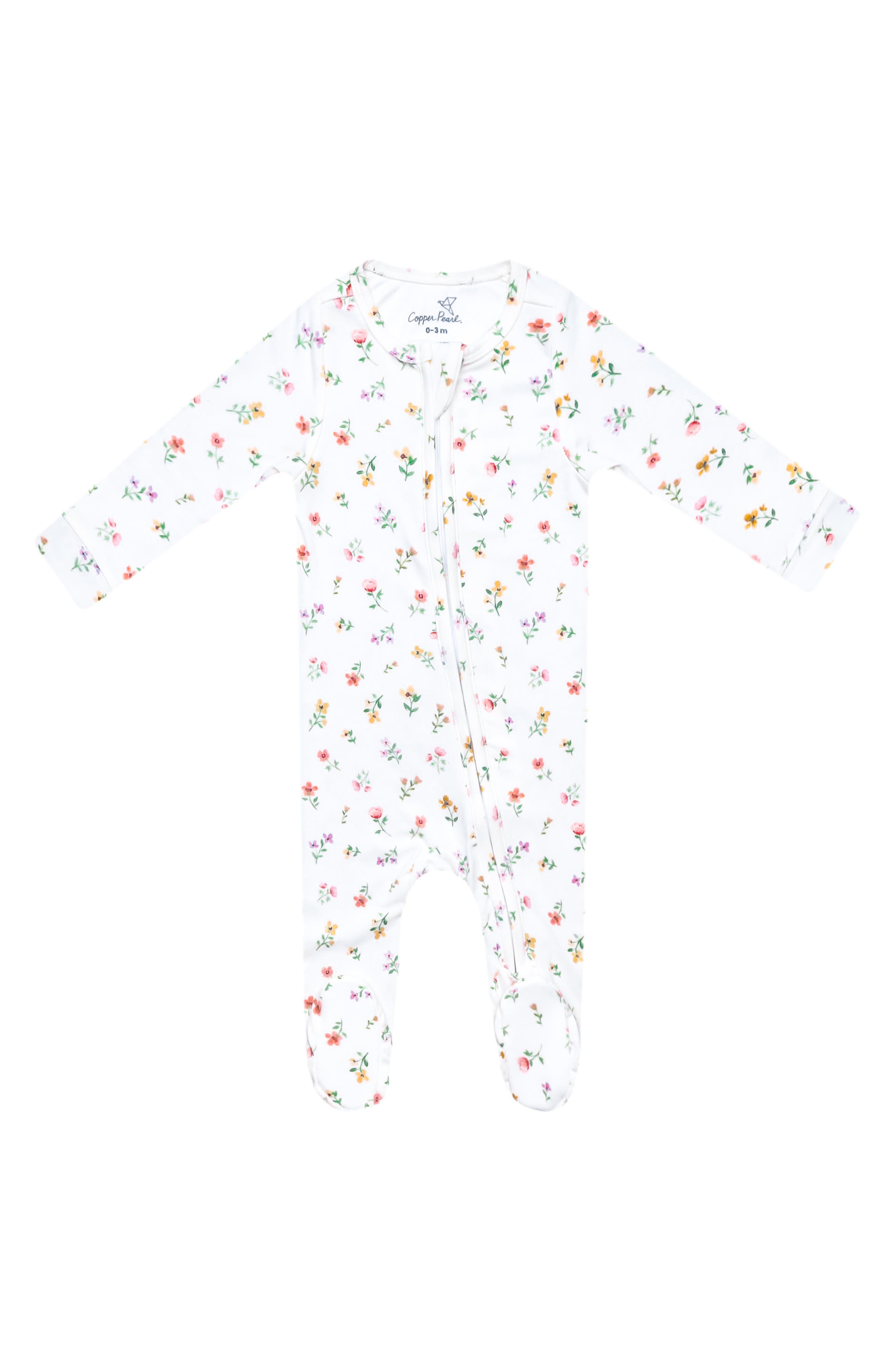 Copper Pearl Eloise Zip Footie 