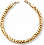 Bliss Diamond Jean 8mm Anklet 18k Gold Plated 10" Length