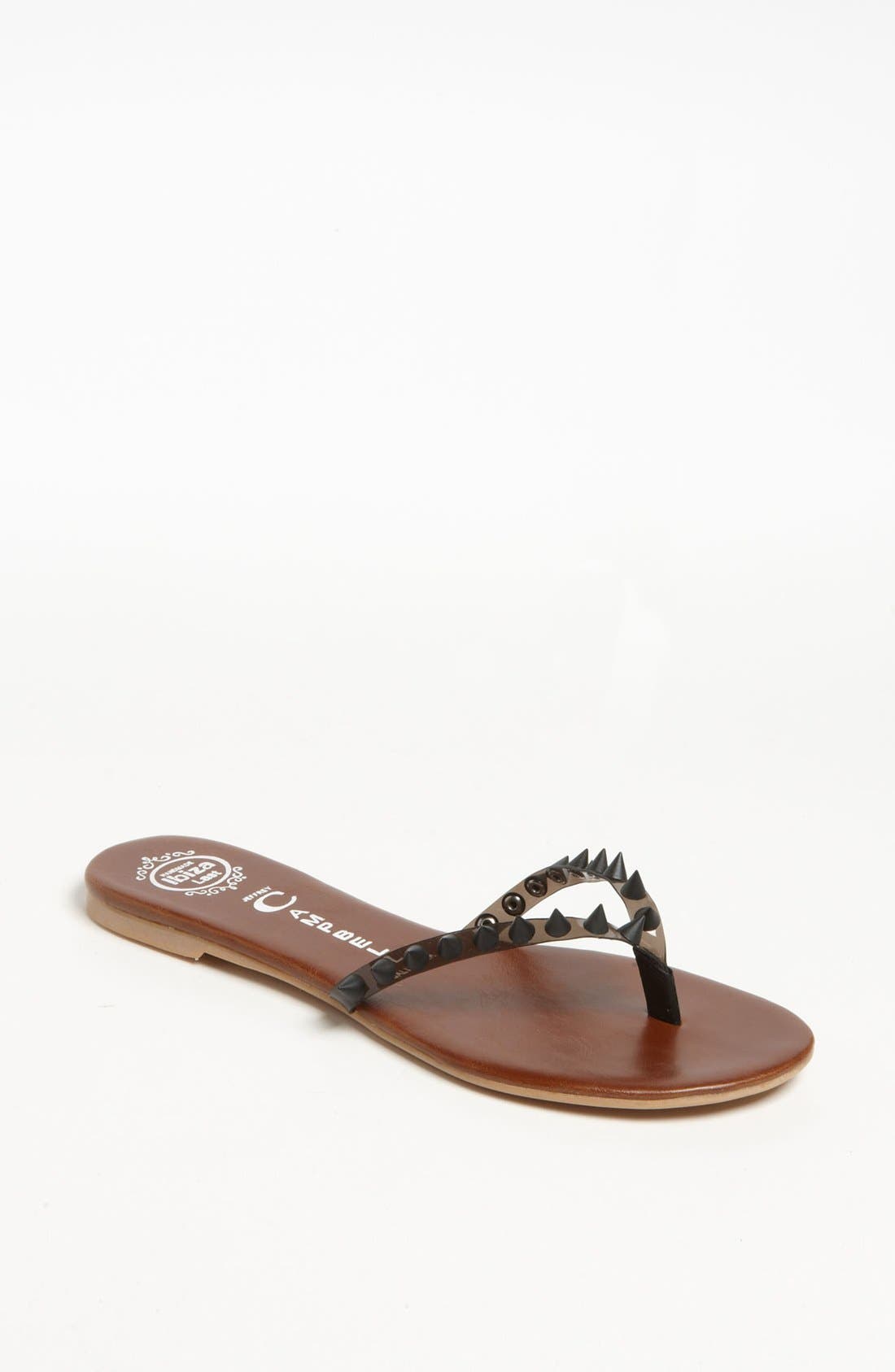 'Magma' Sandal, Main, color, CLEAR BLACK