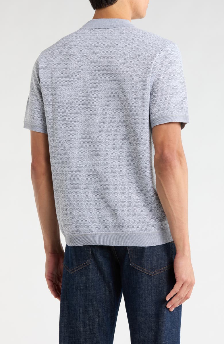 Buffalo Jeans Wenzely Knit Polo, Alternate, color, Light Grey Combo