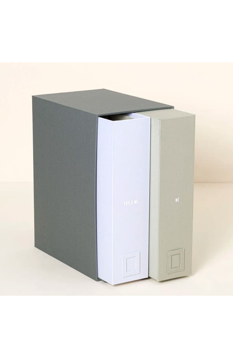 Uncommon Goods Wedding Keepsake Library by Savor, Alternate, color, Slate