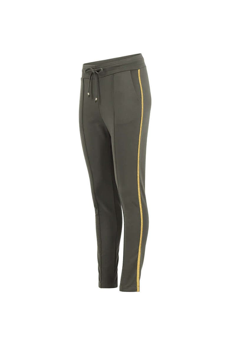 Stripe Sweatpants, Alternate, color, Army Green