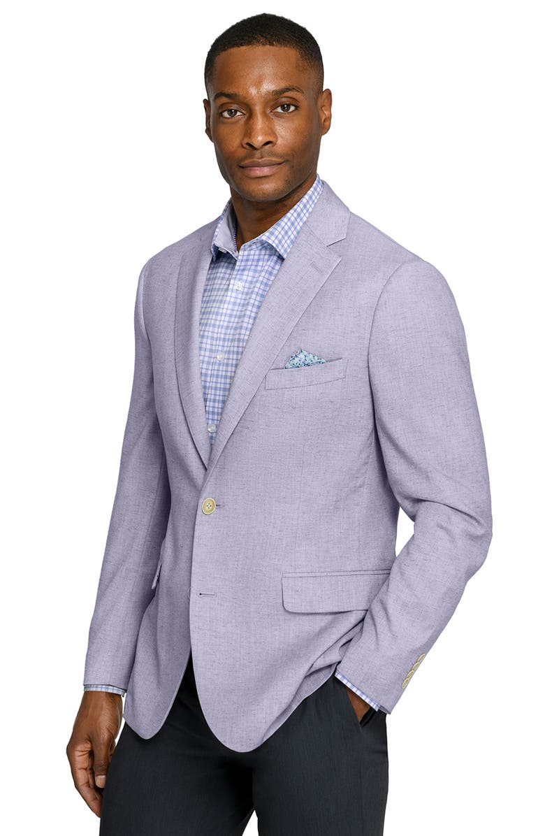 CONSTRUCT Solid Lino Sport Coat, Alternate, color, Lilac