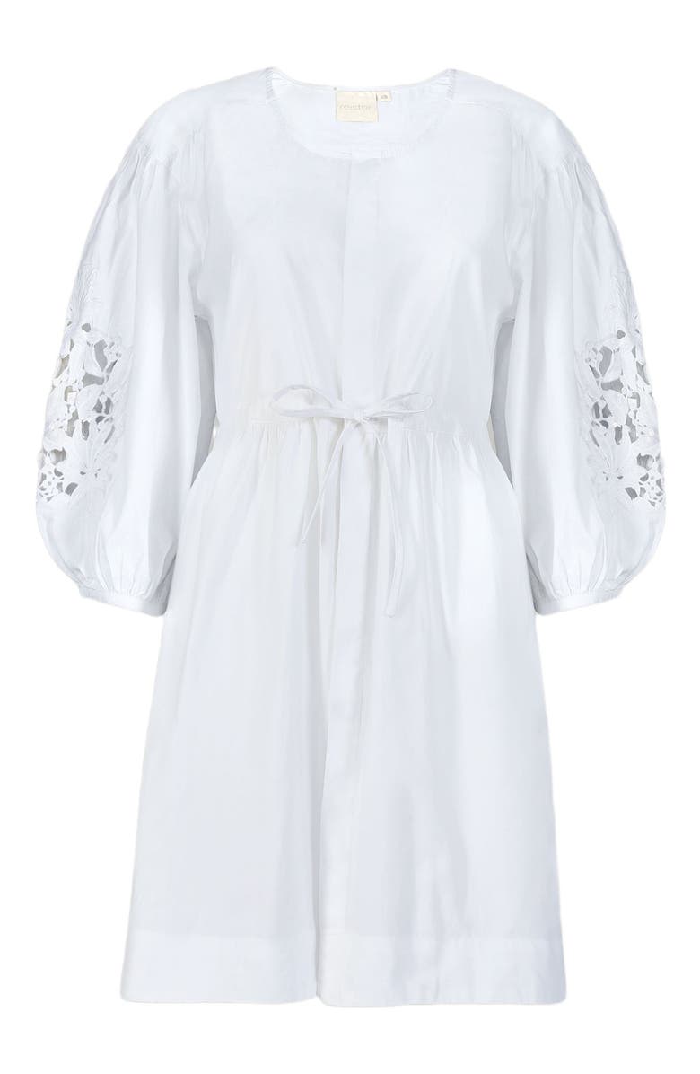 Reistor Shirt Dress with Balloon Sleeves, Alternate, color,