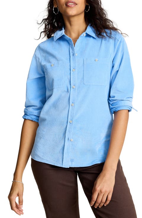 Coasta Cord Stretch Cotton Corduroy Shirt