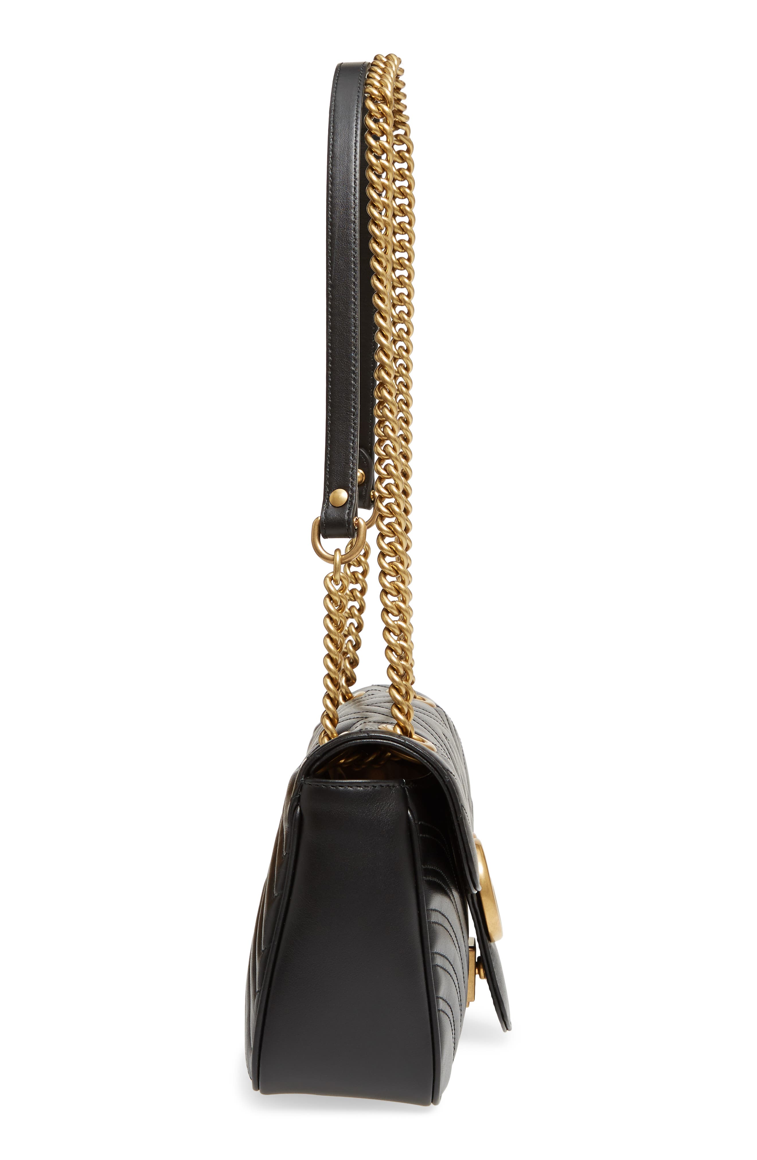 Gucci Small GG Marmont 2.0 Matelassé Leather Shoulder Bag, Alternate, color, 