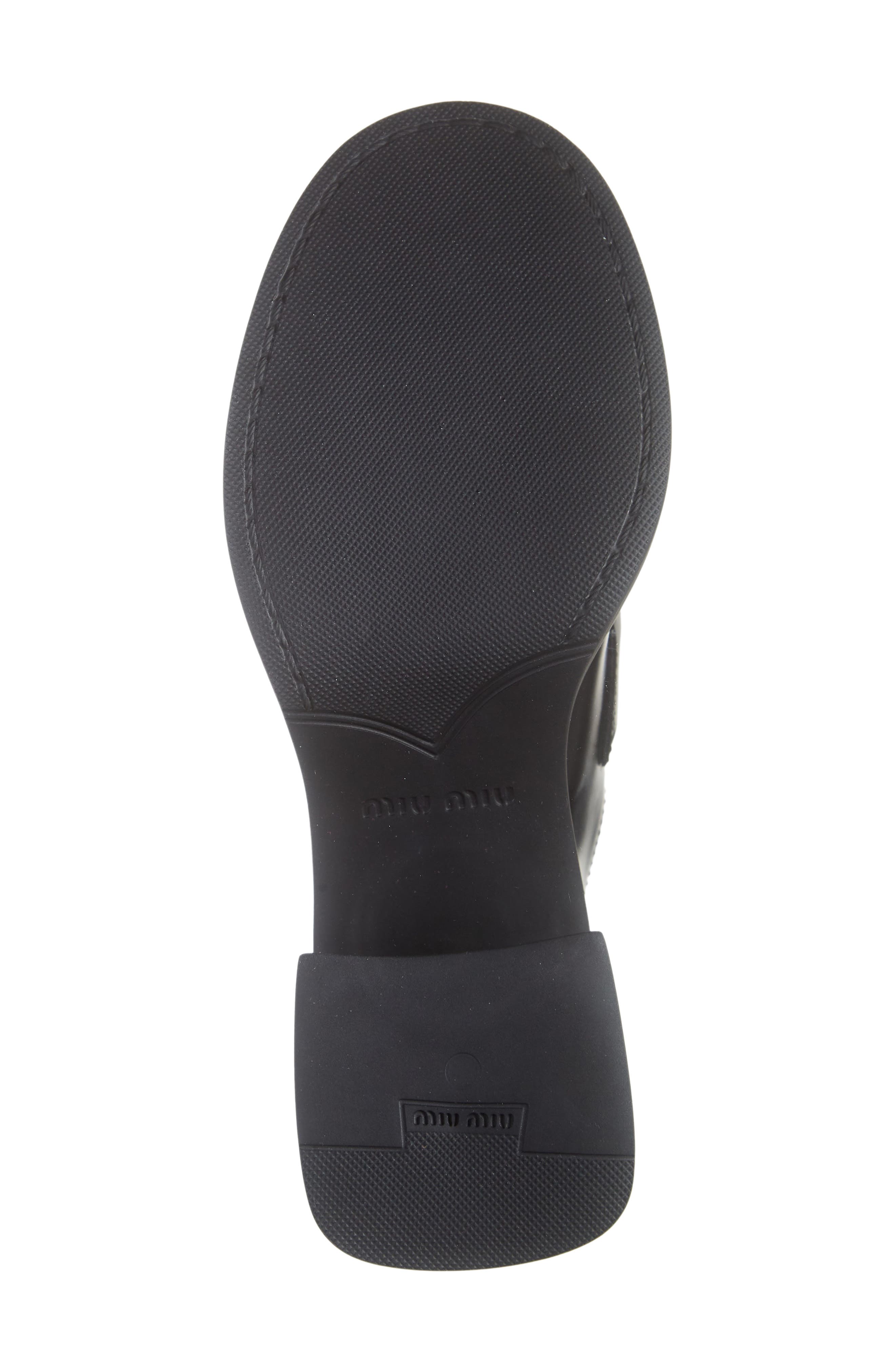 Miu Miu Block Heel Penny Loafer, Alternate, color, 