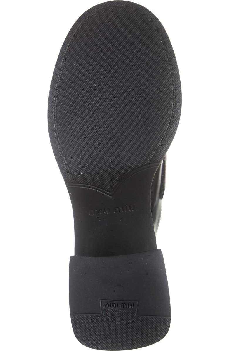 Miu Miu Block Heel Penny Loafer, Alternate, color,