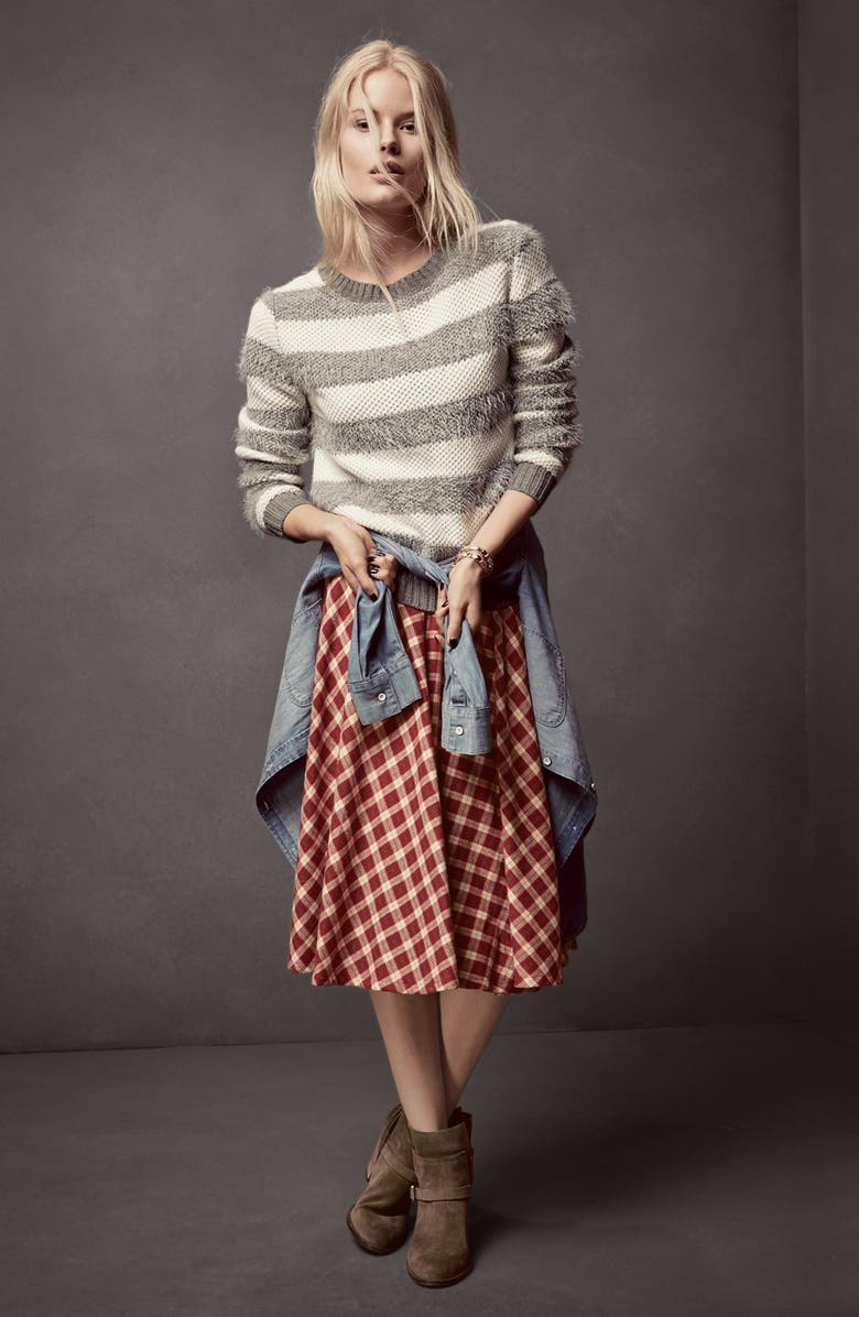 Treasure & Bond Treasure&Bond Boyfriend Fit Denim Shirt, Alternate, color,