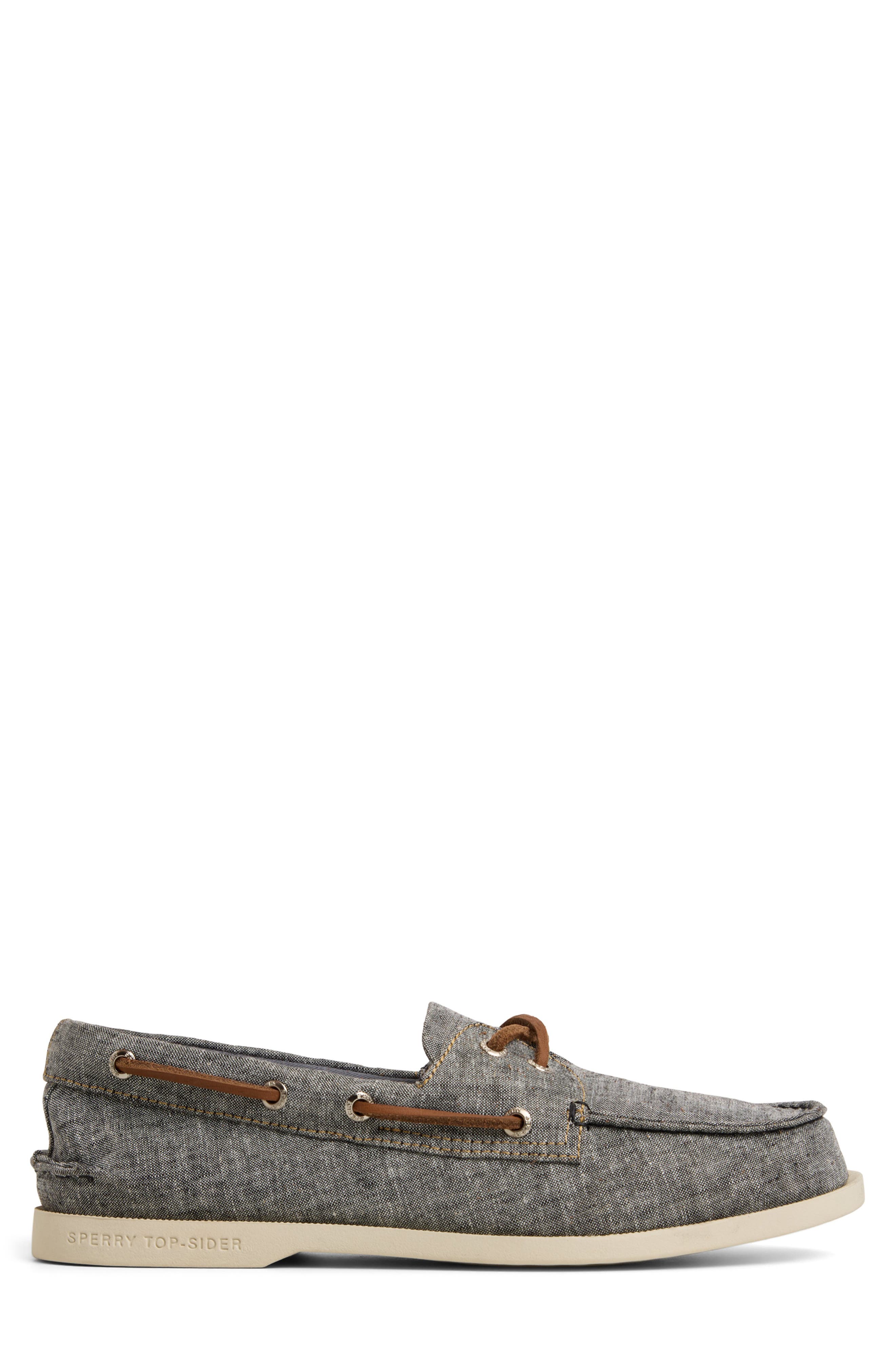 Sperry Authentic Original<sup>™</sup> 2-Eye Lite Boat Shoe, Alternate, color, Black