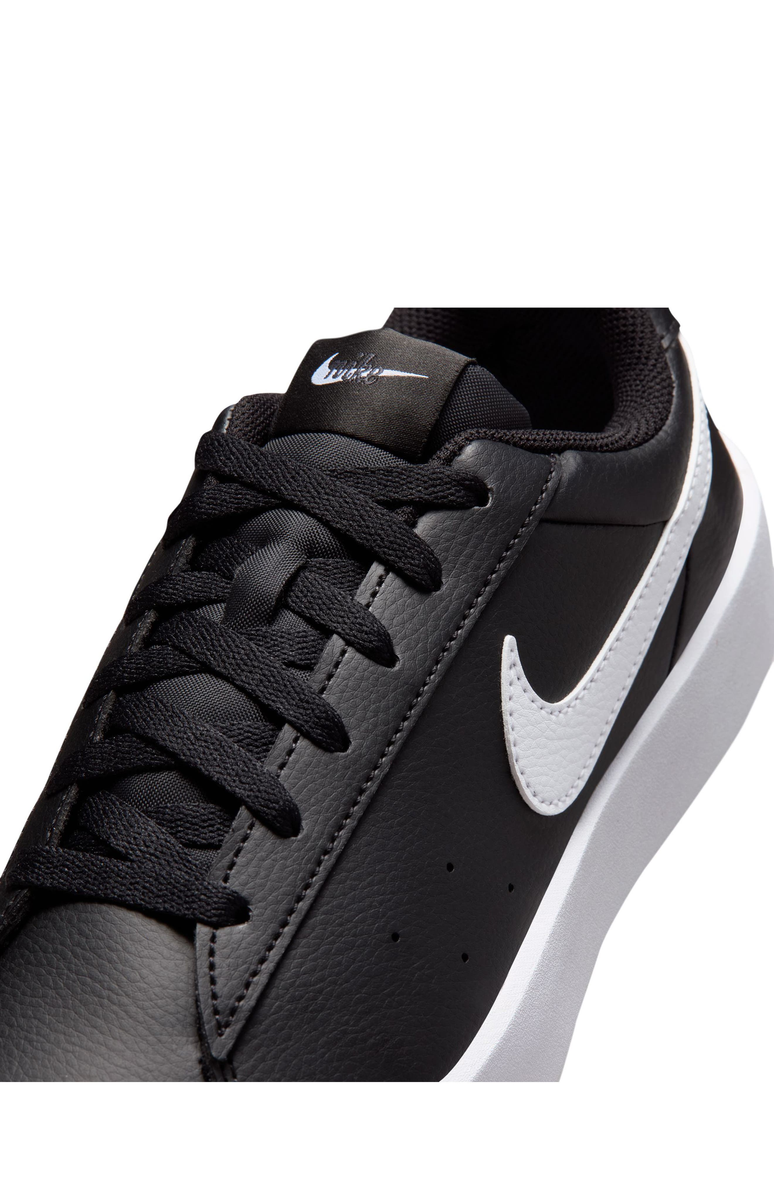 Court Heritage Sneaker, Alternate, color, BLACK/ WHITE-WHITE