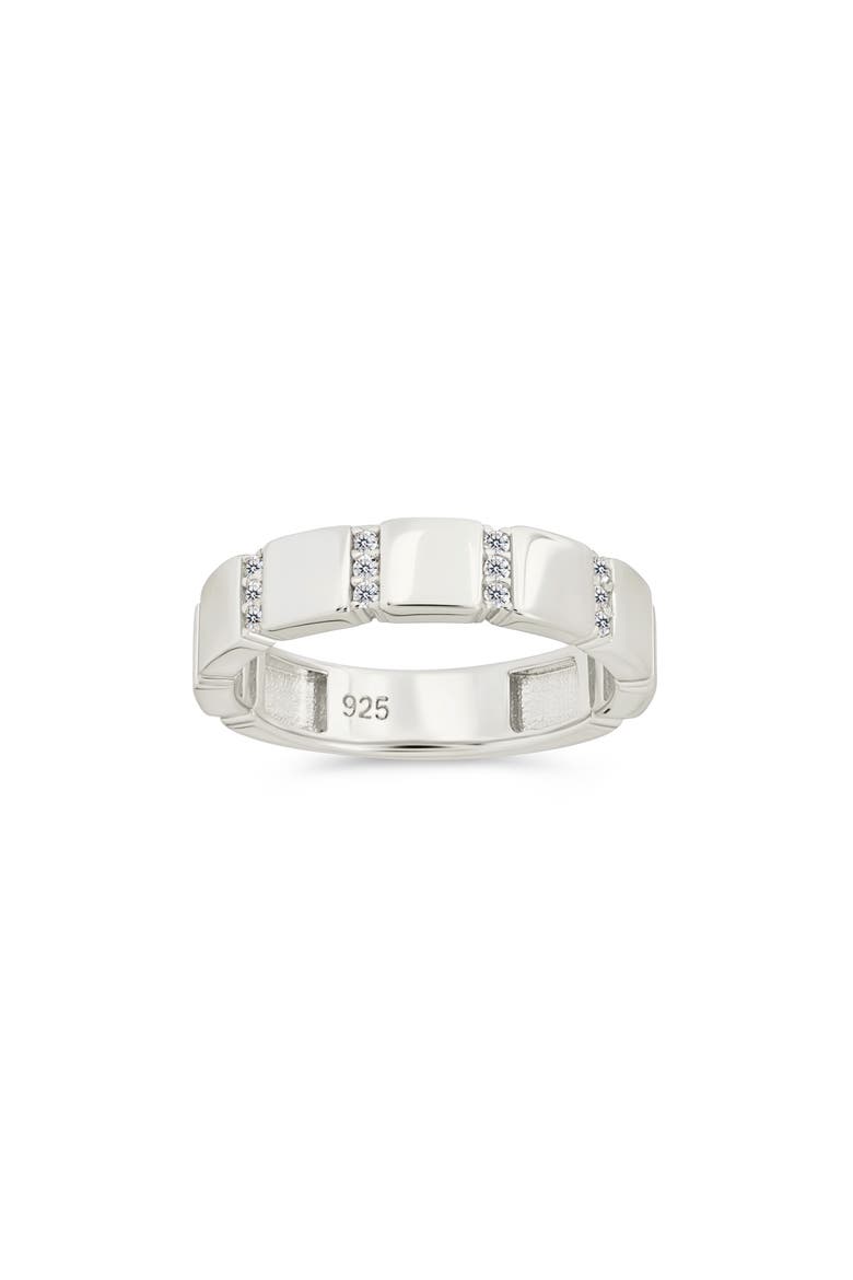 Bradley Cubic Zirconia Ring, Main, color, SILVER