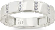 Sterling Forever Bradley Cubic Zirconia Ring