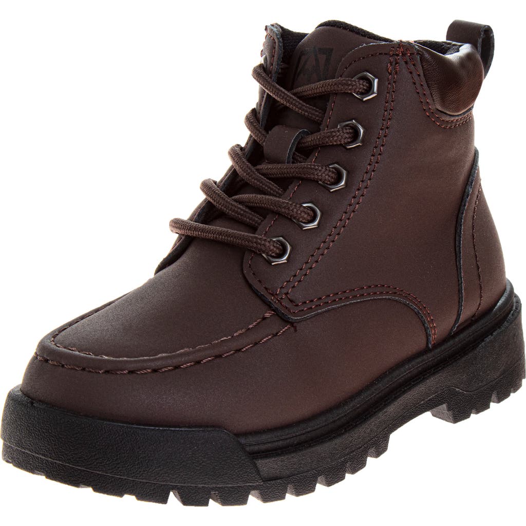 Avalanche Lace Up Boots Boys Durable Rugged Outdoor Work Boot Style High Traction Sole In Multi