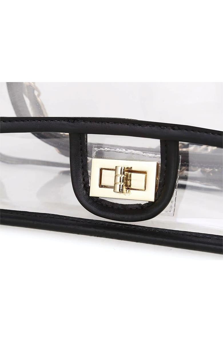 MacRae & Co. Clear Convertible Chain Shoulder Bag, Alternate, color,