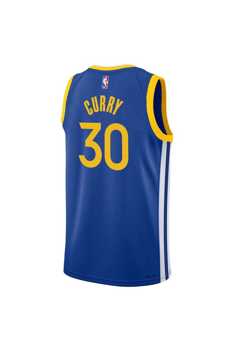 Youth Nike Stephen Curry Royal Golden State Warriors Swingman Jersey - Icon Edition, Alternate, color, Royal