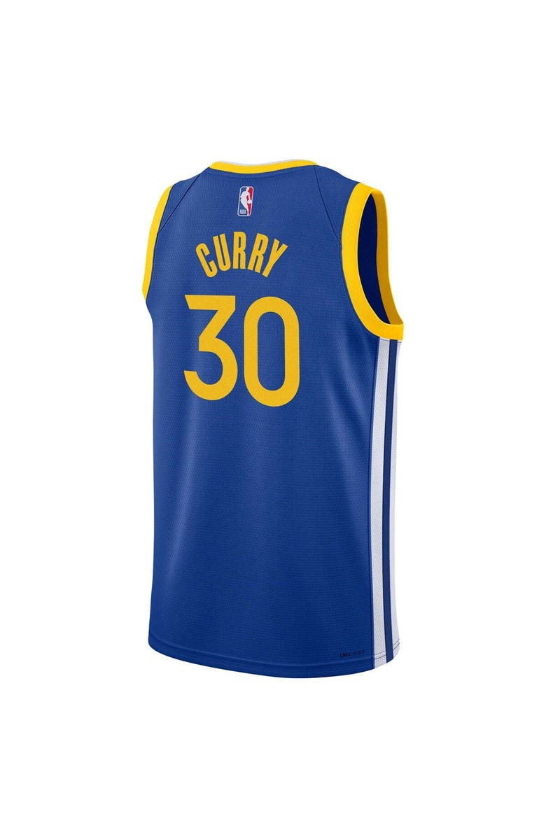 Nike Youth Nike Stephen Curry Royal Golden State Warriors Swingman Jersey - Icon Edition, Alternate, color, Royal