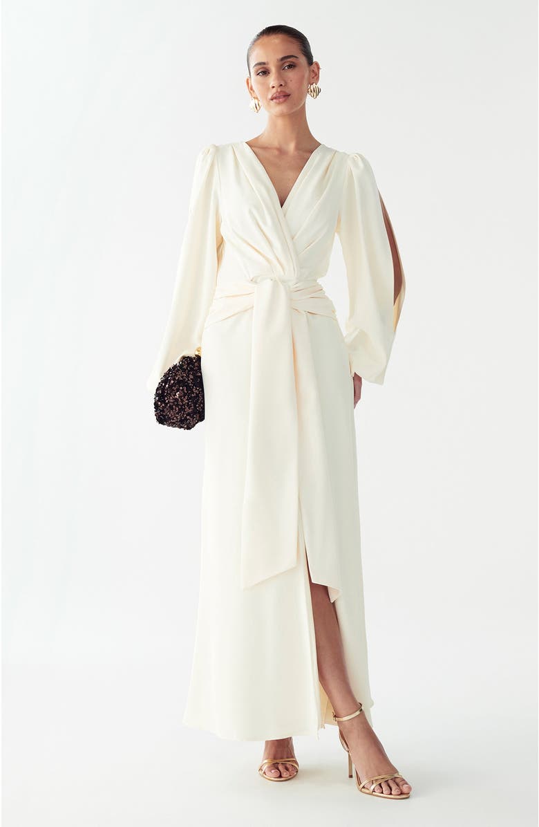 SAVEL Jonah Midi Dress, Alternate, color, Ivory