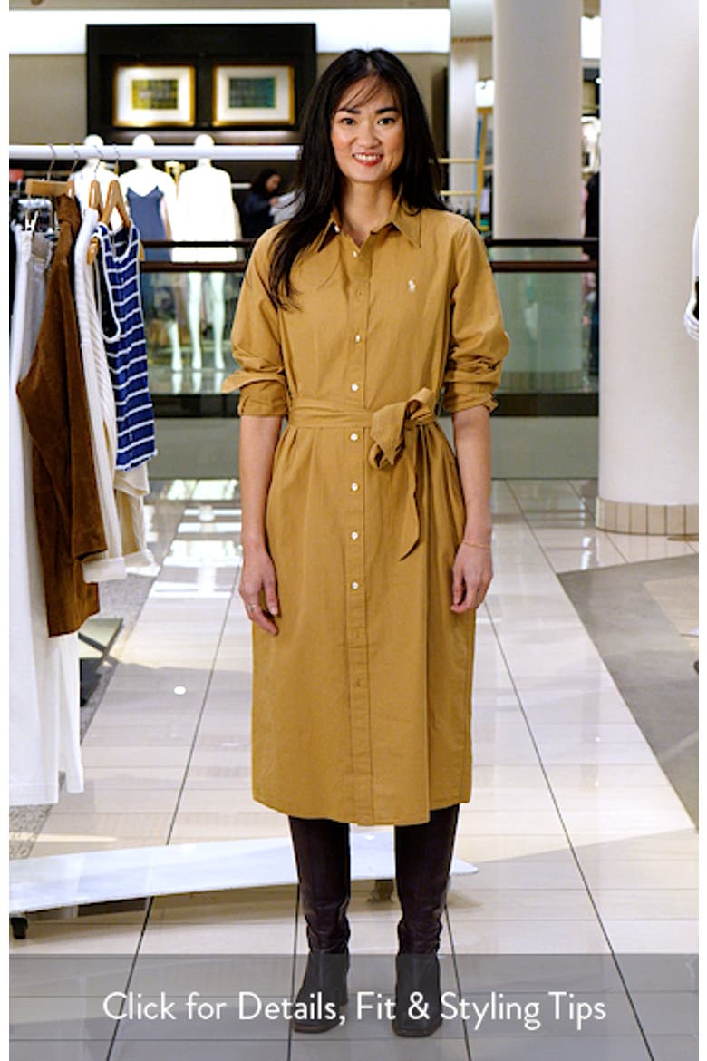Long Sleeve Linen Shirtdress video