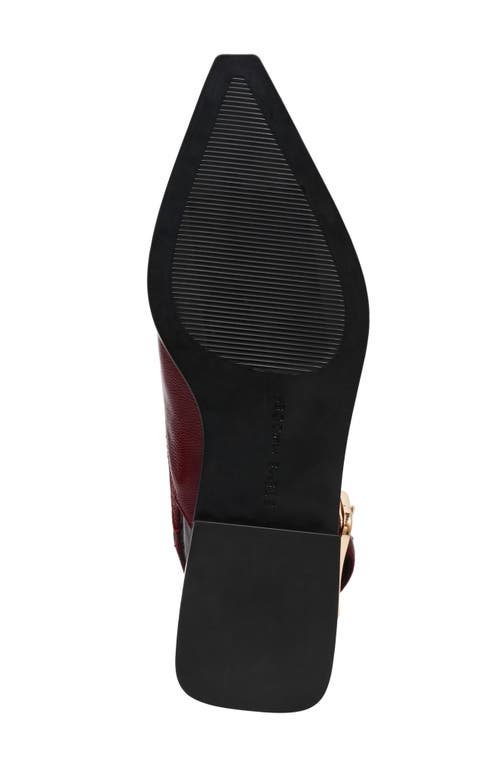 Steve Madden Shay Pointed Toe Slingback Flat In Burgundy