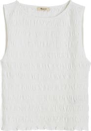Madewell Smocked Tank Top