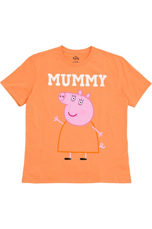 Peppa Pig Short Sleeve T-shirt In Orange