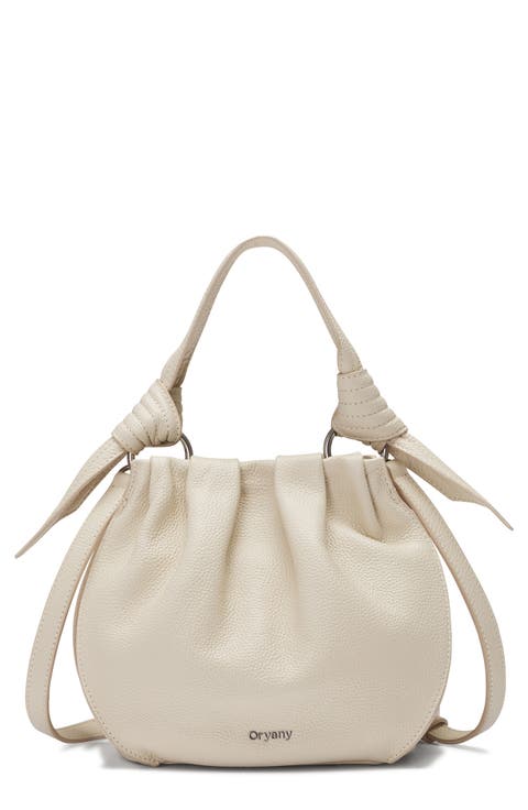 Selena Leather Bucket Bag