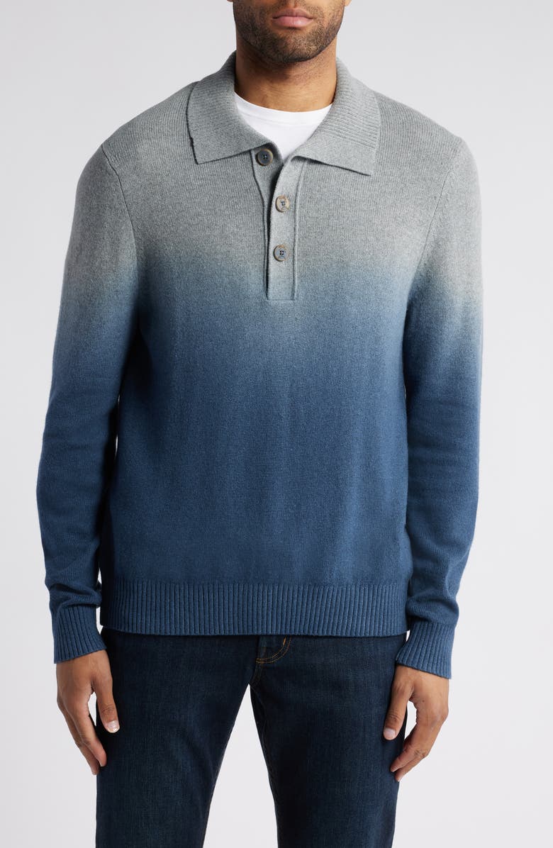 Tommy Bahama Ombré Dip Dye Polo Sweater, Main, color,