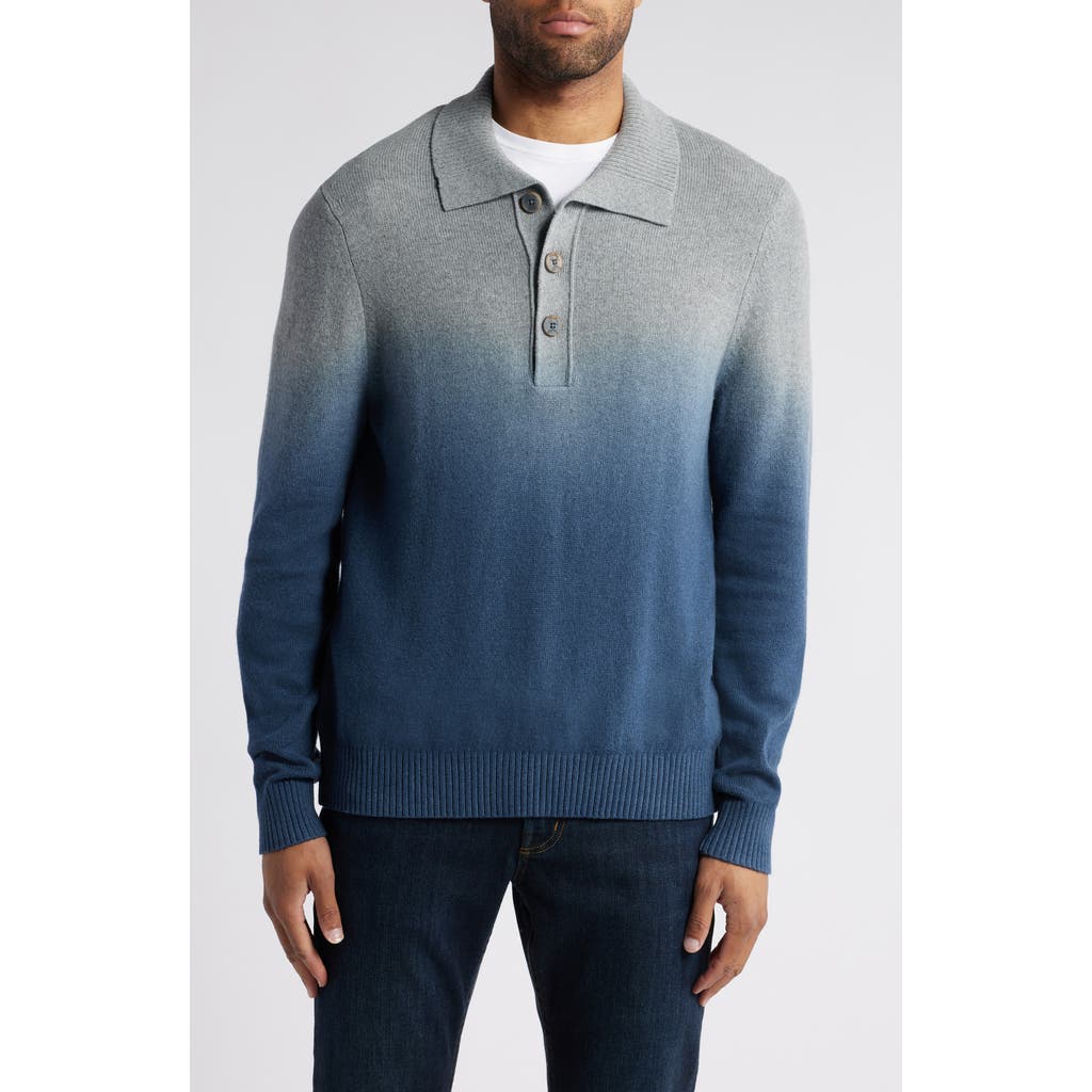 Tommy Bahama Ombré Dip Dye Polo Sweater in Dress Blues