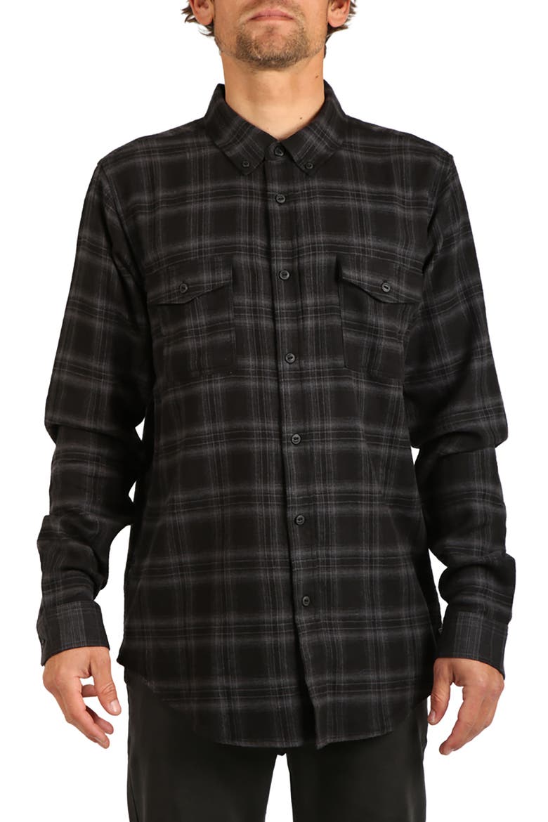Denver Long Sleeve Shirt, Main, color, BLACK