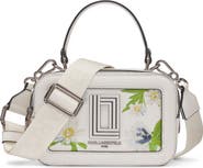 KARL LAGERFELD PARIS Simone Floral Emboridery Crossbody