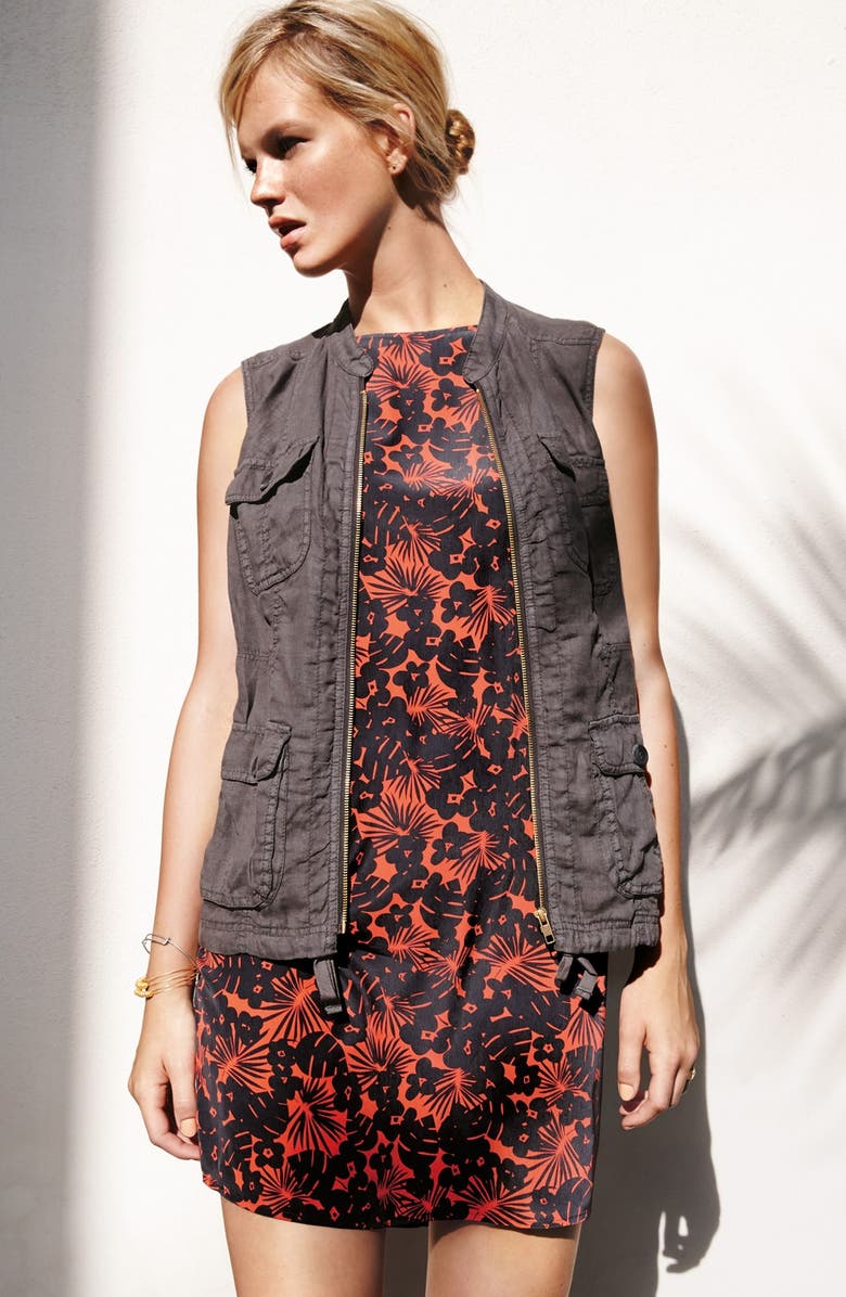 Caslon<sup>®</sup> Woven Shift Dress, Alternate, color,