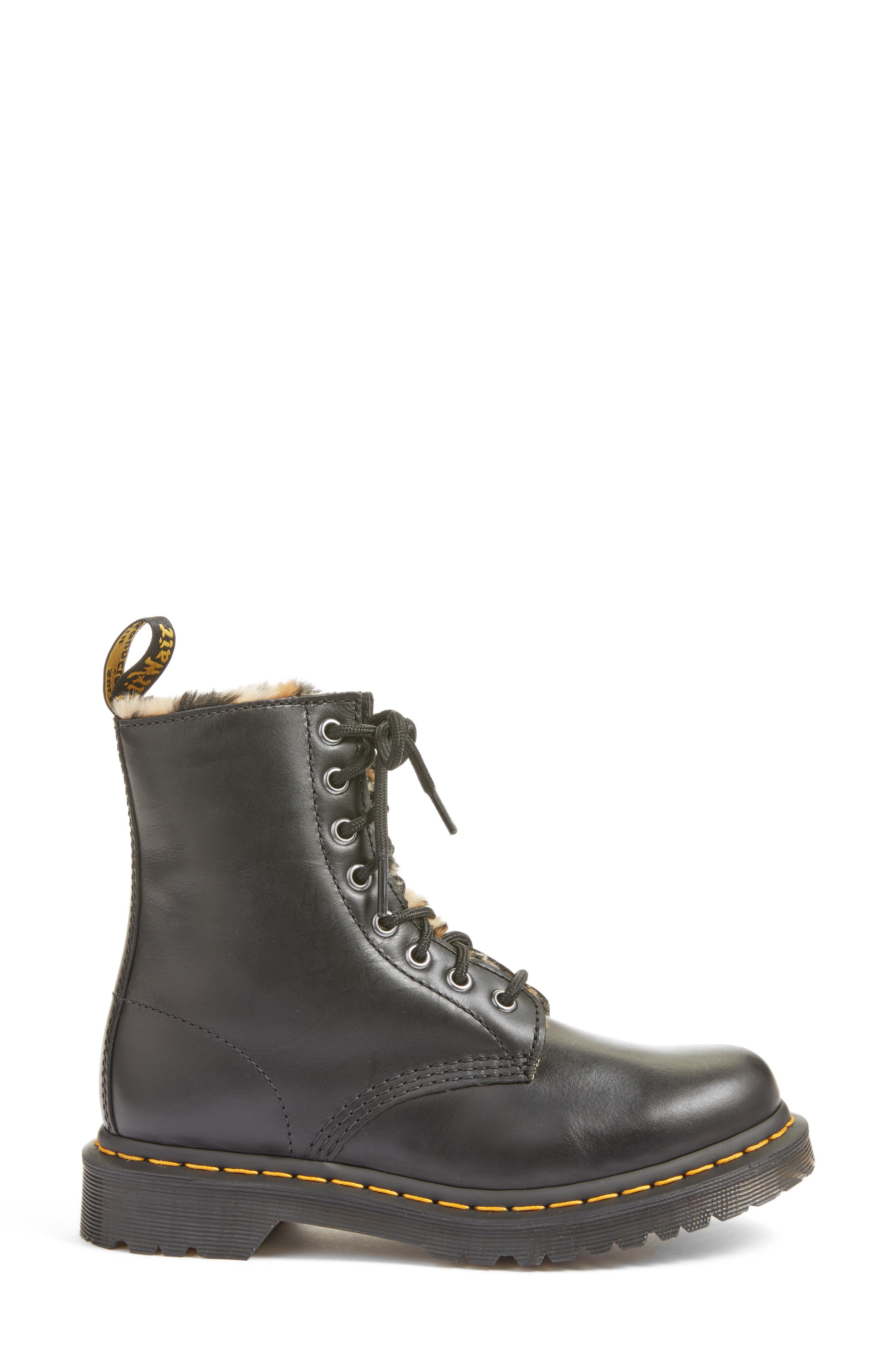 Dr. Martens Serena Faux Fur Lined Boot, Alternate, color, 