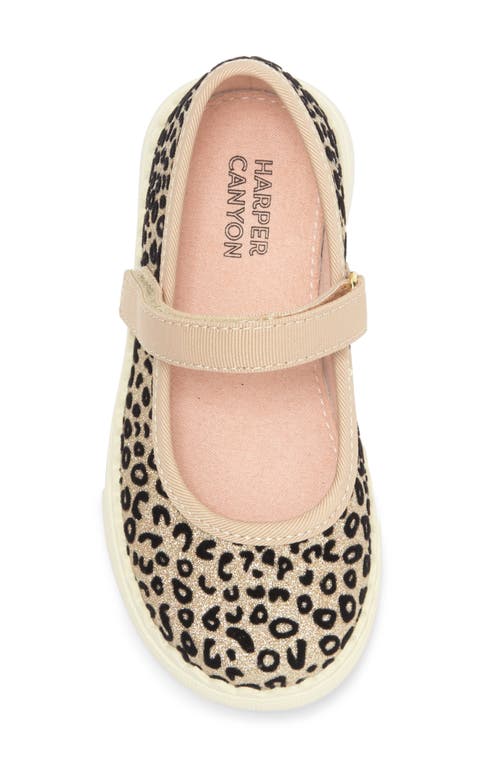 Harper Canyon Kids' Pearrla Play Bottom Mary Jane Flat In Animal Print