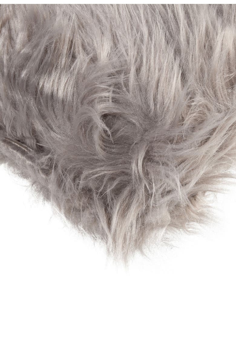 LUXE Belton Faux Fur Pillow - Set of 2 - 20" x 12", Alternate, color, 