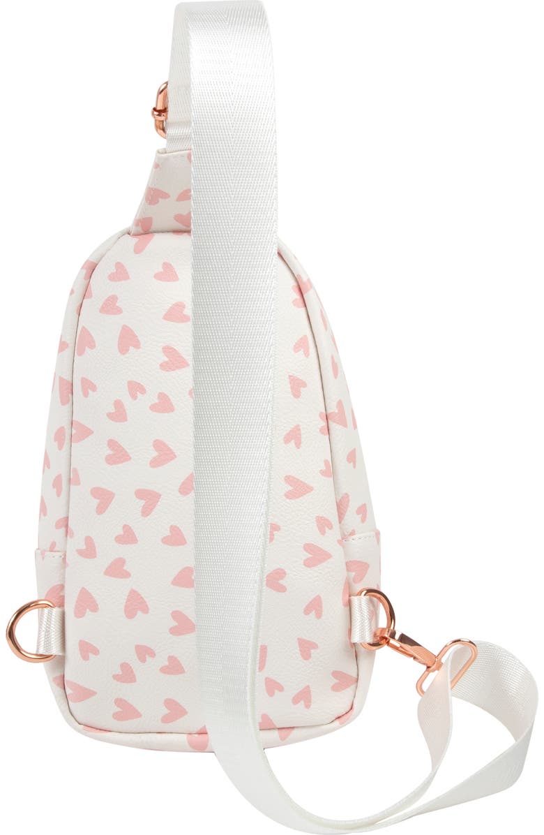 Jessica Simpson Kids' Heart Sling Crossbody Bag, Alternate, color,