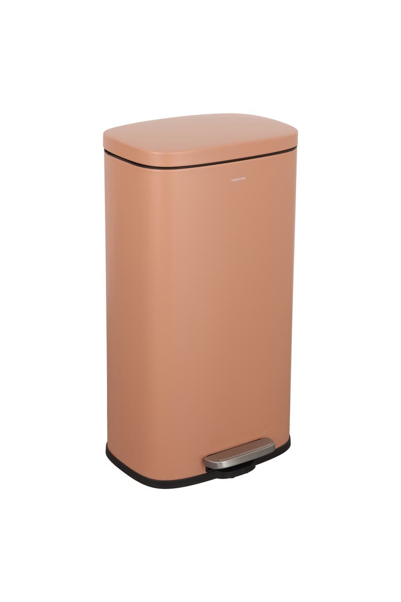 Curtis Step Pedal Trash Can, Main, color, Clay Rose