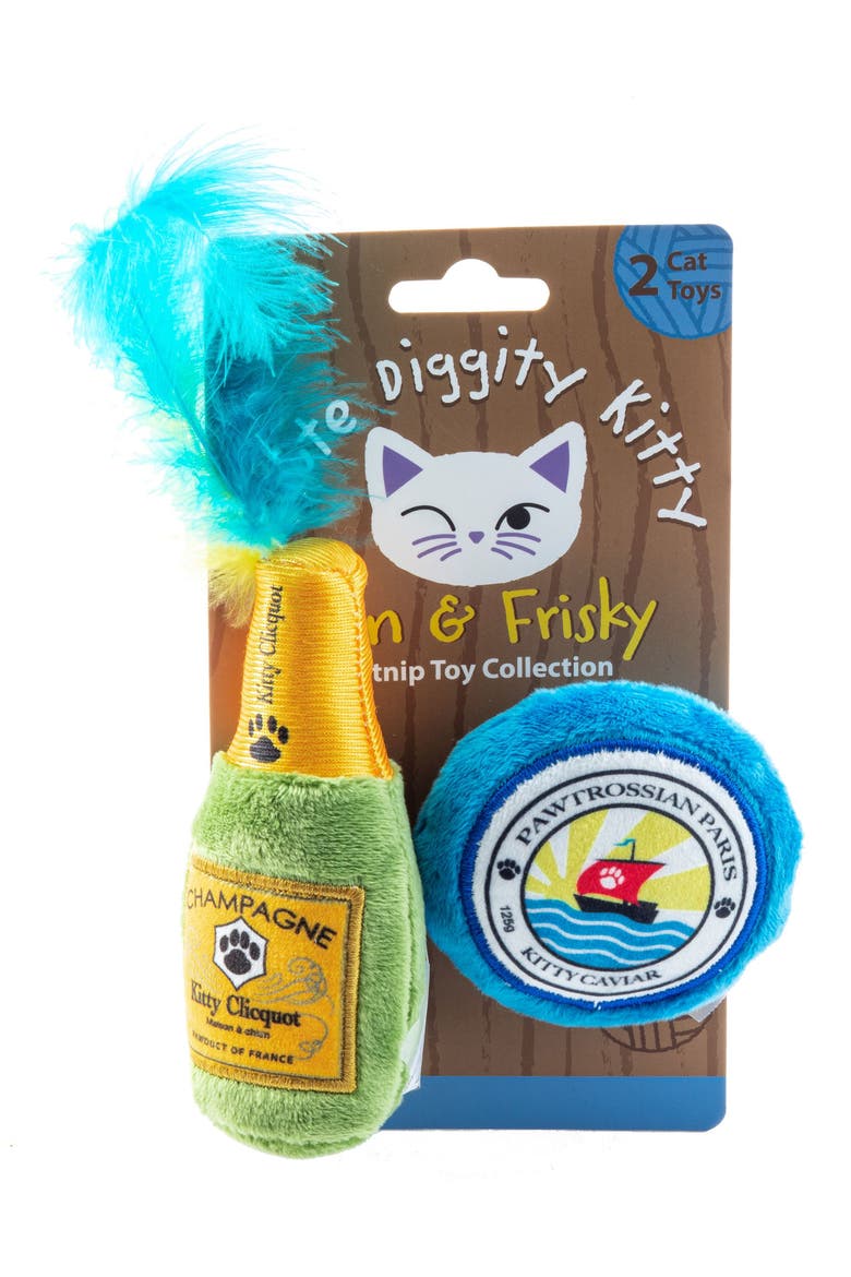 Kitty Clicquot Cat Toy, Main, color, MULTI
