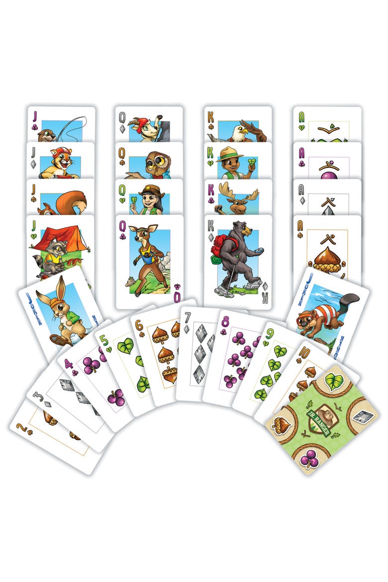 Jr. Ranger Jumbo Playing Cards, Alternate, color, Multicolor