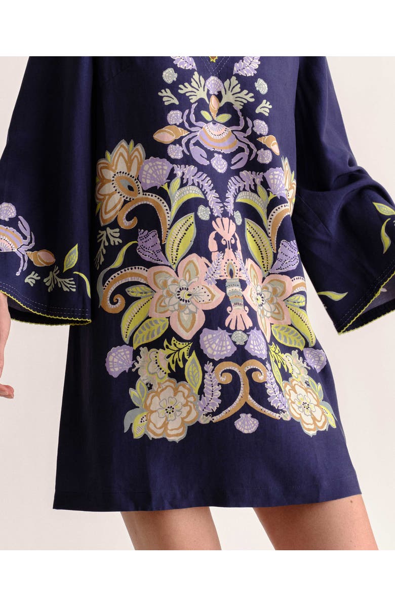 Cartolina Folly Printed Mini Dress, Alternate, color, Mariner's Bloom