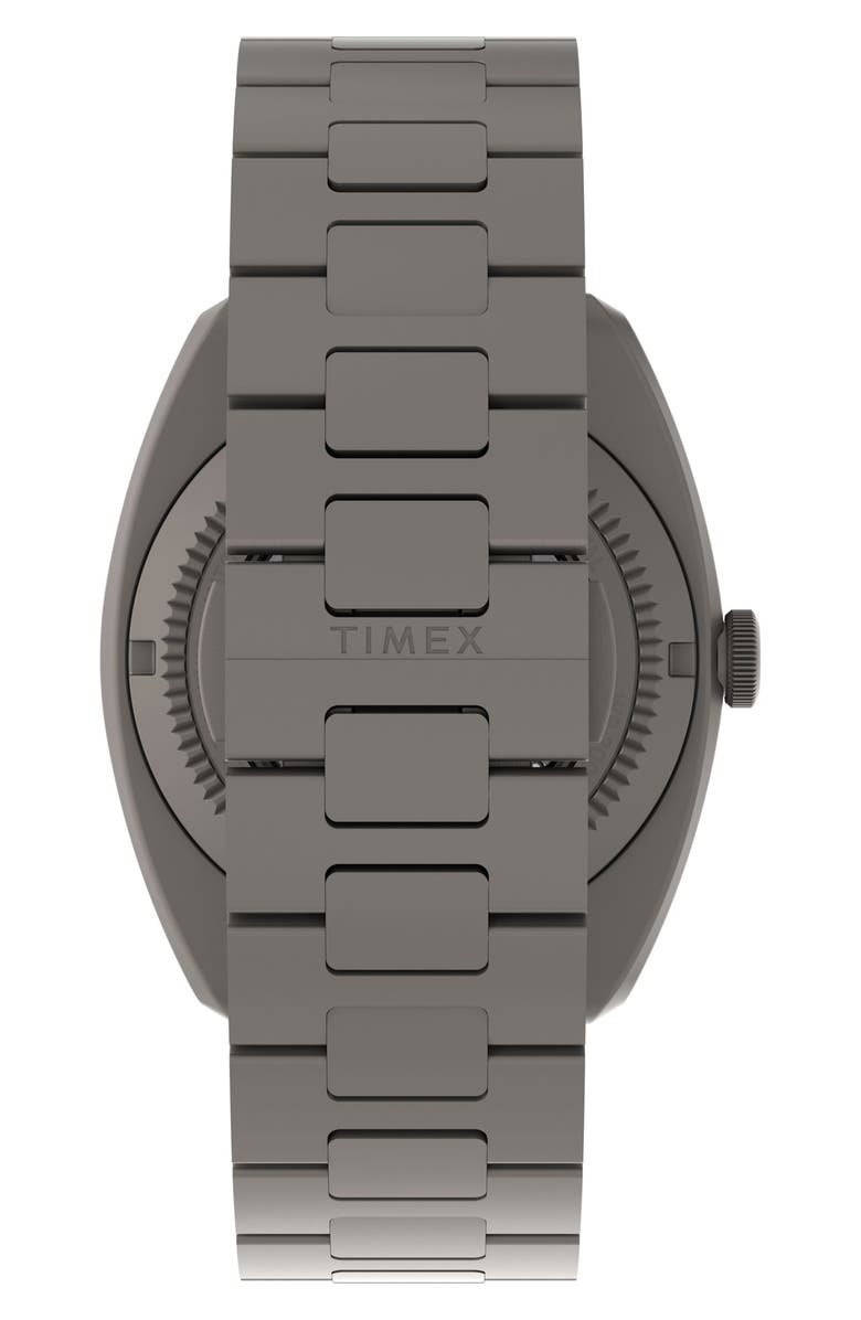Timex<sup>®</sup> Expedition Pioneer Titanium GMT Automatic Bracelet Watch, 41mm, Alternate, color, Titanium