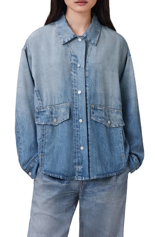 Allsaints Hettie Oversized Denim Shacket