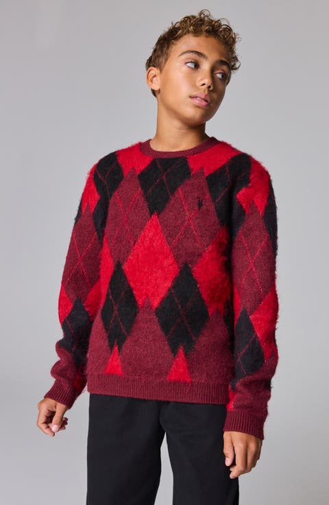 Kids' Argyle Sweater (Big Kid)