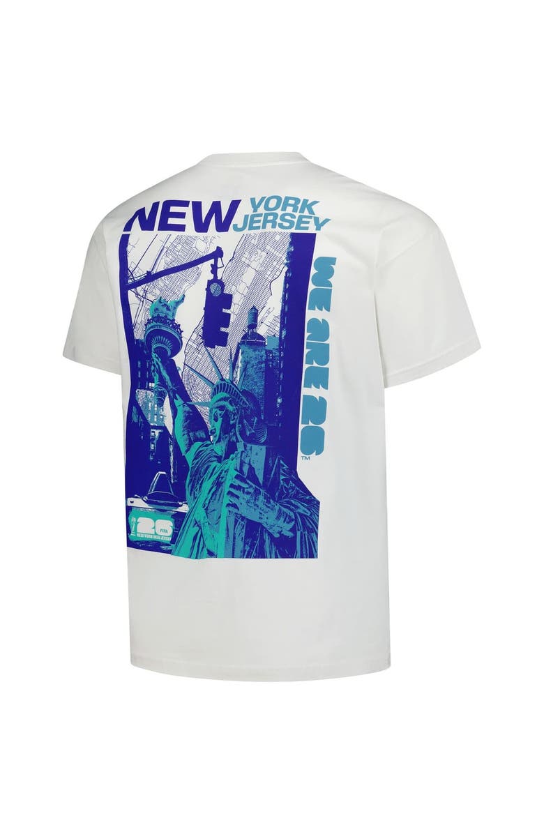 Outerstuff Men's Outerstuff Cream 2026 FIFA World Cup New York Host City Local Oversized T-Shirt, Alternate, color,