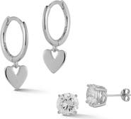 GLAZE JEWELRY Set of 2 Sterling Silver Earrings