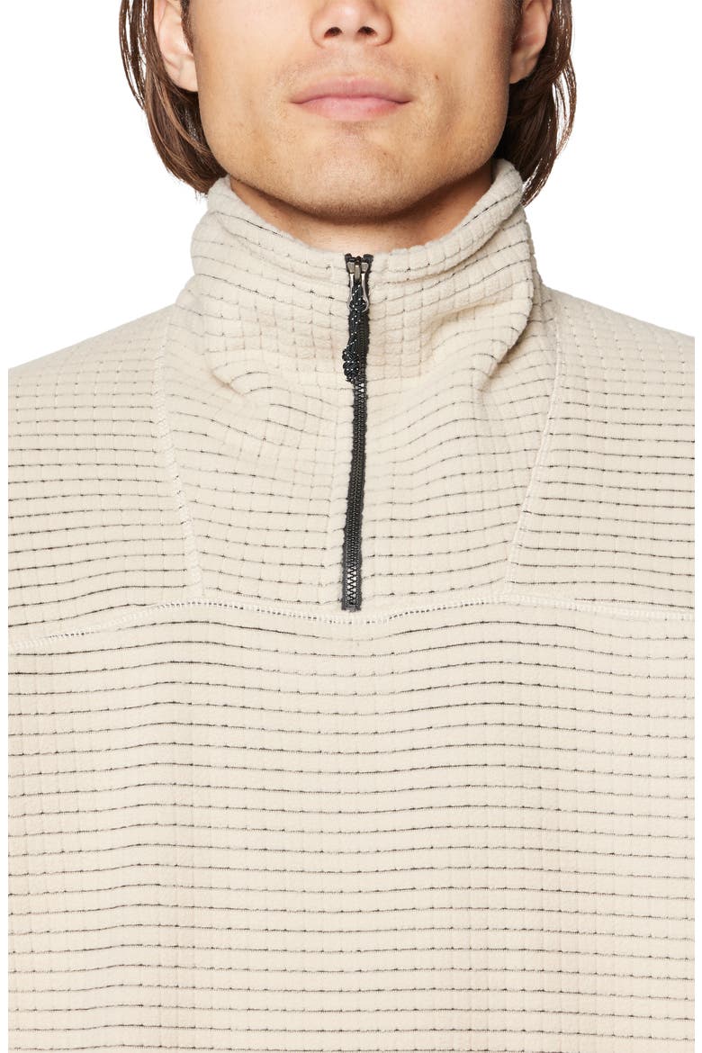 Summit Grid Big Grid Half Zip Pullover, Alternate, color, FOSSIL