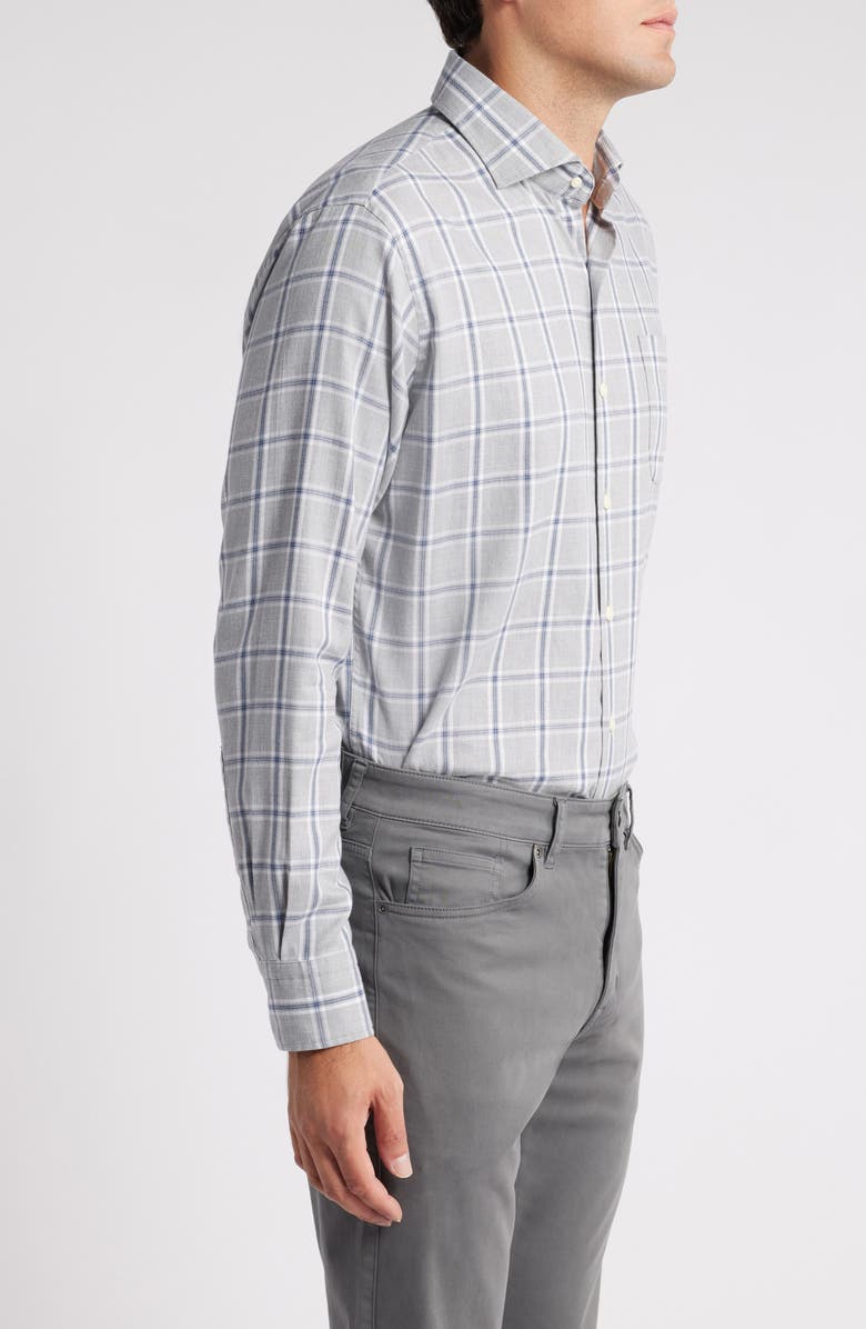 Peter Millar Vernon Plaid Stretch Flannelite Button-Up Shirt, Alternate, color,